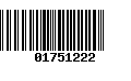 Código de Barras 01751222