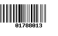 Código de Barras 01788013