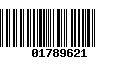 Código de Barras 01789621