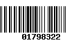 Código de Barras 01798322