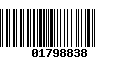 Código de Barras 01798838