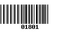 Código de Barras 01801