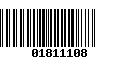 Código de Barras 01811108