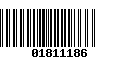 Código de Barras 01811186