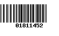 Código de Barras 01811452