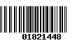 Código de Barras 01821448