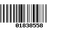 Código de Barras 01838558