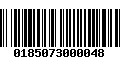 Código de Barras 0185073000048