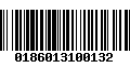 Código de Barras 0186013100132