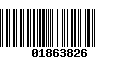 Código de Barras 01863826