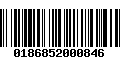 Código de Barras 0186852000846