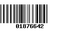 Código de Barras 01876642