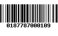 Código de Barras 0187787000109