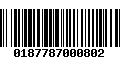 Código de Barras 0187787000802