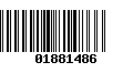 Código de Barras 01881486