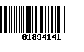 Código de Barras 01894141