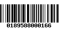 Código de Barras 0189588000166