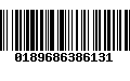 Código de Barras 0189686386131