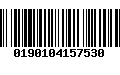 Código de Barras 0190104157530