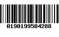 Código de Barras 0190199504288