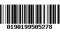 Código de Barras 0190199505278