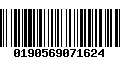 Código de Barras 0190569071624