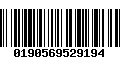 Código de Barras 0190569529194