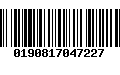 Código de Barras 0190817047227