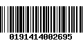 Código de Barras 0191414002695