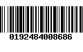 Código de Barras 0192484008686