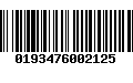 Código de Barras 0193476002125
