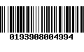 Código de Barras 0193908004994