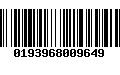 Código de Barras 0193968009649