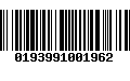 Código de Barras 0193991001962