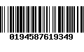 Código de Barras 0194587619349