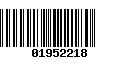 Código de Barras 01952218