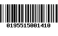 Código de Barras 0195515001410