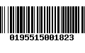 Código de Barras 0195515001823