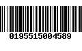 Código de Barras 0195515004589