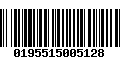 Código de Barras 0195515005128