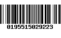 Código de Barras 0195515029223