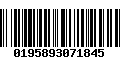 Código de Barras 0195893071845