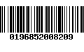 Código de Barras 0196852008209