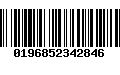Código de Barras 0196852342846
