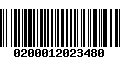 Código de Barras 0200012023480