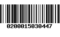 Código de Barras 0200015030447