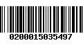 Código de Barras 0200015035497