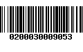 Código de Barras 0200030009053