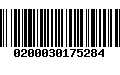 Código de Barras 0200030175284