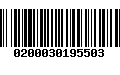 Código de Barras 0200030195503